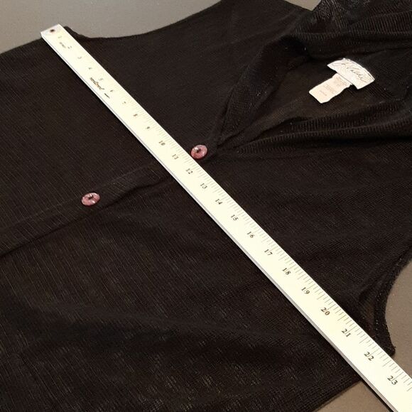 J Valdi Black Mesh Cover Up - Picture 5 of 8